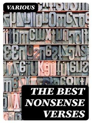 cover image of The Best Nonsense Verses